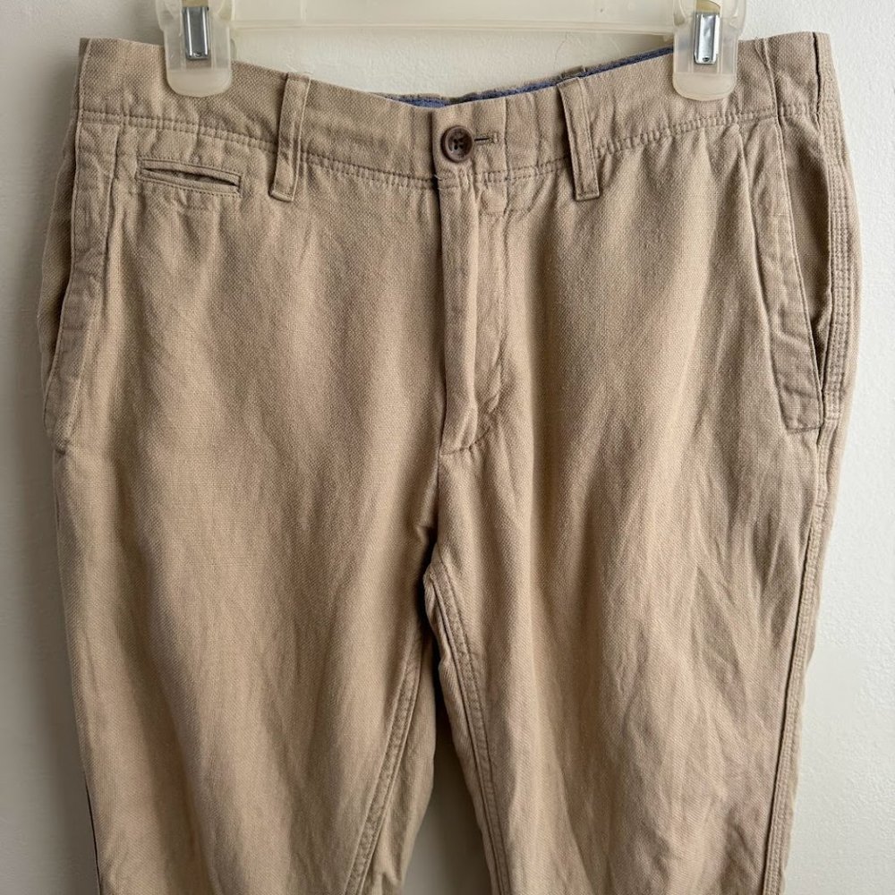 Men's Banana Republic Slim Linen Pant